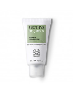 Exfoliante facial resplandor Sothys Organics ® Linea Ecológica y Vegana con entrega 24 horas en EstéticaCosmética.