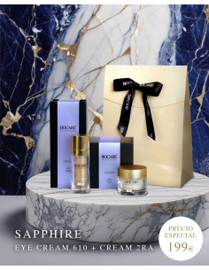 Sapphire eye cream 610 y crema 2RA juntas en este fantástico pack de oferta en EstéticaCosmética.