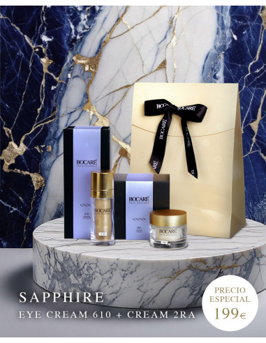 Sapphire eye cream 610 y crema 2RA juntas en este fantástico pack de oferta en EstéticaCosmética.