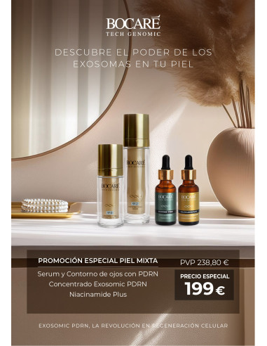 Exosomic PDRN piel mixta, pack para el completo cuidado de la piel. EstéticaCosmética